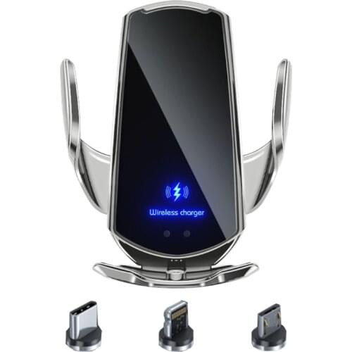 50LC Car Wireless Charger Mobile Phone Bracket Induction Opening / Closing Fixing