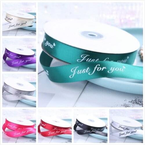 English Letter Ribbon 45m/pack flowers Gift Box Packaging Ribbon Free shippink