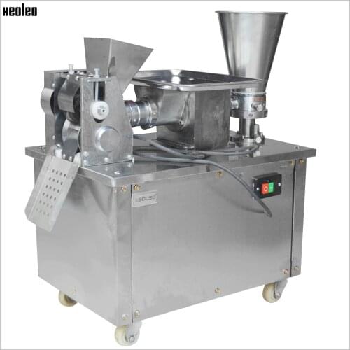 XEOLEO Dumpling machine Samosa making machine Automatic dumplings maker 4800pcs/h Stainless steel Dumpling wrapper machine 2200W