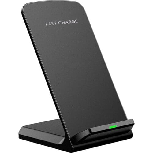 Qi Wireless Charger Stand Fast Wireless Charging for iPhone 12 Pro 11 Pro XS Max XR Samsung S20 Ultra S21 S9 Cordless Cell Phone