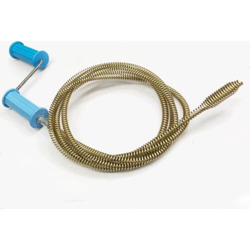 Cheap12mm Out Diameter * 2m Long Kitchen Toilet Manual Pipe Dredge Extension Spring Pipe Cleaning Tool Cleaner