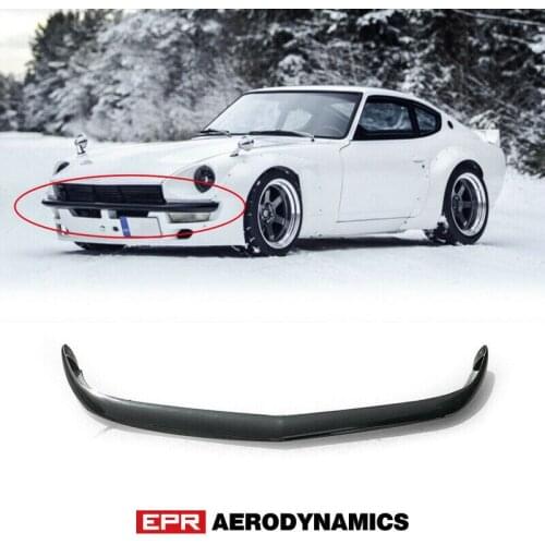For Nissan Fairlady 1970-1973 Datsun 240Z (S30) PD Type Rb Style Black or White Unpainted front bumper garnish Exterior kit
