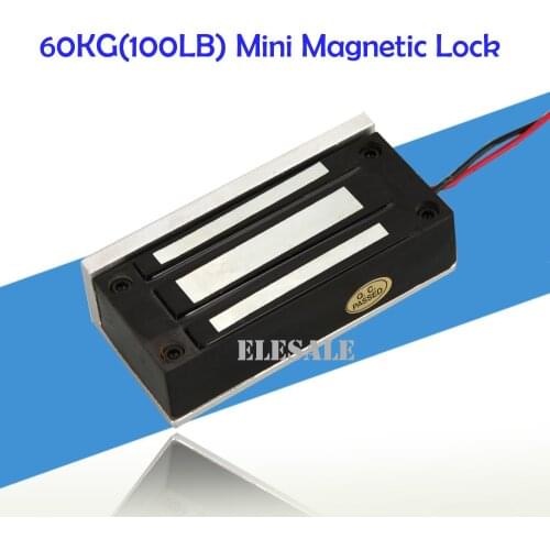 New 12V DC 60KG 100LBS Eletric Magnetic Lock DIY For Real life Room Escape Game Props Access Control System Cabinet Locker