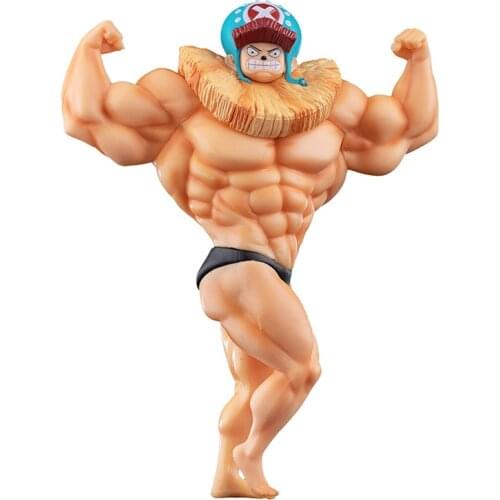 One Piece Figure GK Tony Tony Chopper Anime Model Bodybuilder Creativity Gift Character Action Dolls Collectible Childrens Toys