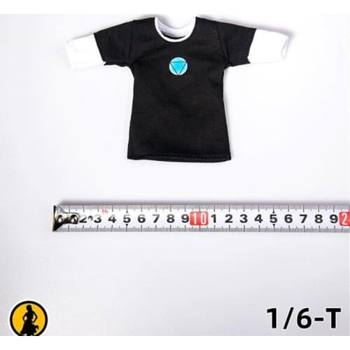 1/6 Scale Figure Clothes Costume Model Tony Shirt Fit 12 inches Action Figure Doll Body Accessory TYM051