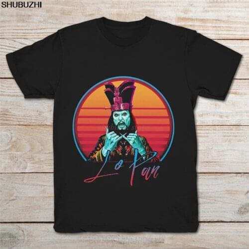 David Lo Pan Big Trouble In Little China Vintage Black T-Shirt Cartoon t shirt men Unisex New Fashion tshirt sbz384