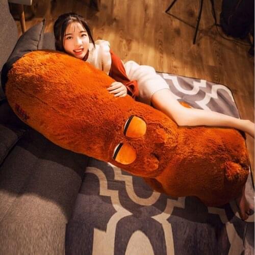 Giant cute girl hug bear doll big plush toy dog toy fat cartoon panda pillow for children birthday gift 130cm 150cm DY50795