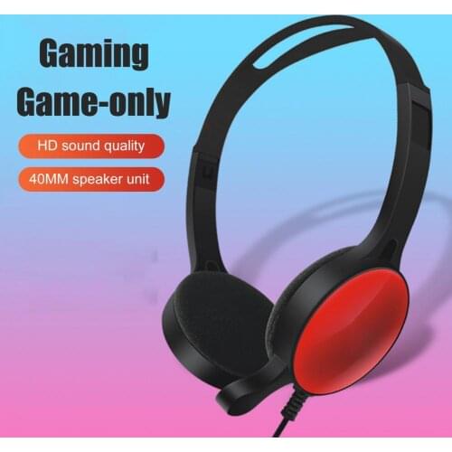 GM-008 Wired Headset Noise Reduction Headphones Bass Stereo Retractable 3.5mm Jack Dynamic Headphone with Mic for PC Phone