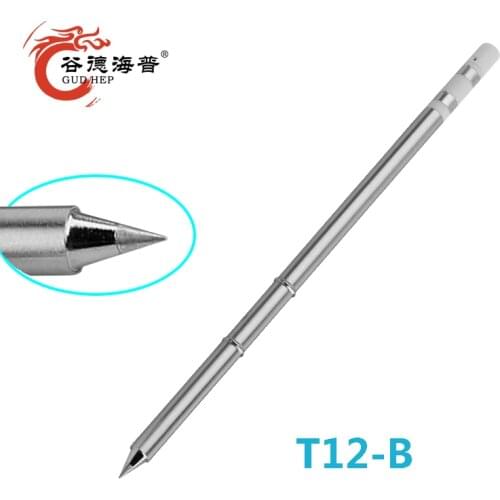 Gudhep T12 Soldering Iron Tips T12-B Soldering Bit Repairing Tool for FX951 FX950 Soldering Rework Station