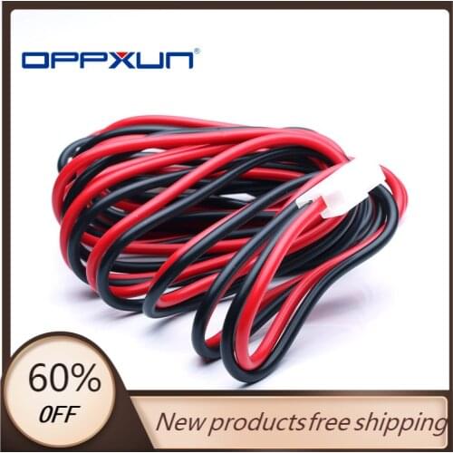 OPPXUN DC Power Cable Cord T-Shape Plug for Kenwood Yaesu Mobile Car Radio Ft-7800R/8800R/8900R TM271 TM471 IC-F51,QYT KT-7900D