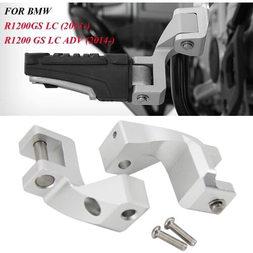 Foot peg Motorcycle Passenger Footpeg Lowering Kit For BMW R1200GS LC 2013 to 2017 2018 R 1200 GS LC ADV 2014 to 2018 R1200GS L