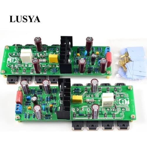 Lusya 2 channels L20.5 250W*2 Audio Power Amplifier Board HIEND Ultra-low Distortion KEC KTB817 DIY KITs