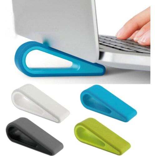 Mini Laptop Stand Simple Holder Cooling Bracket Desktop Computer Laptop Bracket Cooling Base Pad Portable Computer Stand Holder