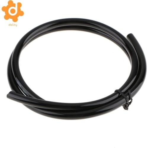 Motorcycle Fuel Line Petrol Pipe Rubber 5mm I/D x 8mm O/D 1 Meter Long Black