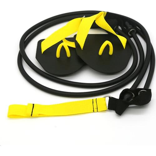 Professional Simulation Swimming Exercise Land Arm strength Work Out Fitness Resistance Band Hand Webbed Paddle Swimming Forging