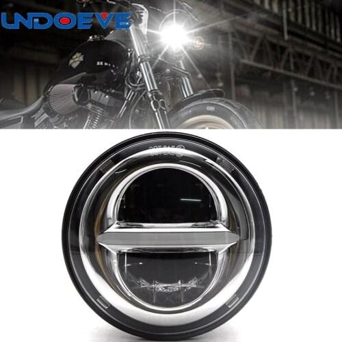 Undoeve 1 piece 5.75 Inch LED Headlight DRL for Motorcycles Sportster 883 XL883 FXCW/C, FXS, FXSB, FXSBSE, FXST, FXSTB