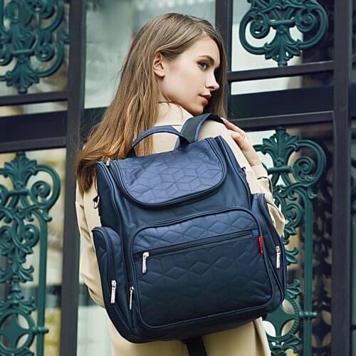Mommy Diaper Large-Capacity Multifunctional Shoulder Portable Bag Backpack Waterproof Mother Baby Outing Backpack Mother Bag
