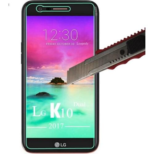 Tempered Glass For LG K10 2017 K430DS K420N K430DSF X400 M250N K 430DS 420N 430DSF X220 X 220 400 Screen Protector Glass Film