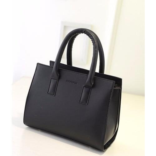 Womens bag 2020 new shoulder bag solid color handbag womens handbag shoulder messenger bag pu big bag
