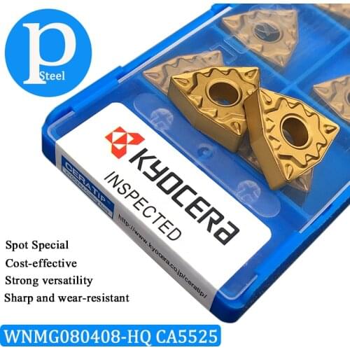 10PCS WNMG080408 HQ CA5525 100% Original Carbide Insert WNMG Blade High Quality For Steel Machining Turning Tool CNC Lathe Tools