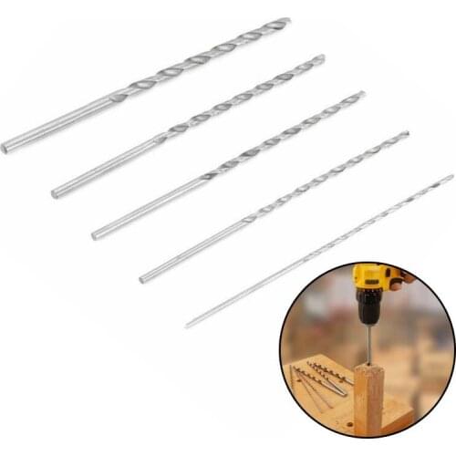 5Pcs Cobalt Drill Bits For Metal WoodWorking M35 Hss Extra Long Shank 2/3/3.5/4/5mm Spiral Drill Bit Set Power Tools