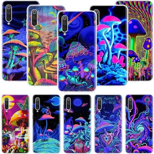 Weird Mushroom Psychedelic Phone Case For Xiaomi Redmi Note 10 9 8 Pro 9S 8 8T 7 6 5 6A 7A 8A 9A 9C 4X S2 K20 K30 Art Cover Coqu