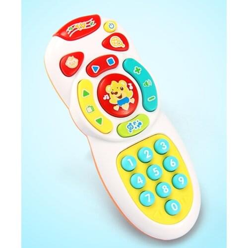 Baby Simulation TV Remote Control Mobile Phone Toy Kids Educational Music Learning Toy YH-17