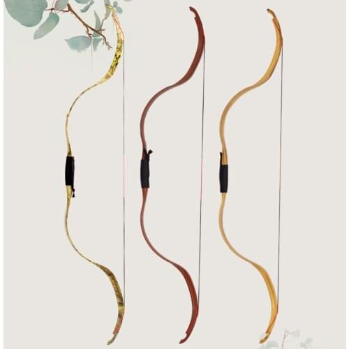 For Outdoor Practice Target Hunting Mongolian Style Longbow Wooden craft Traditional