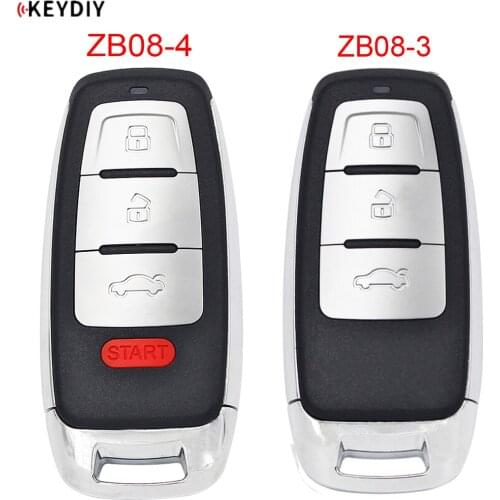 KEYDIY Universal Smart Key ZB08-3 / ZB08-4 for KD-X2 Car Key Remote Replacement Fit More than 2000 Models