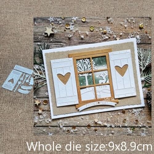 XLDesign Craft Metal stencil mold Cutting Dies Wooden door decoration scrapbook die cuts Album Paper Card Craft Embossing