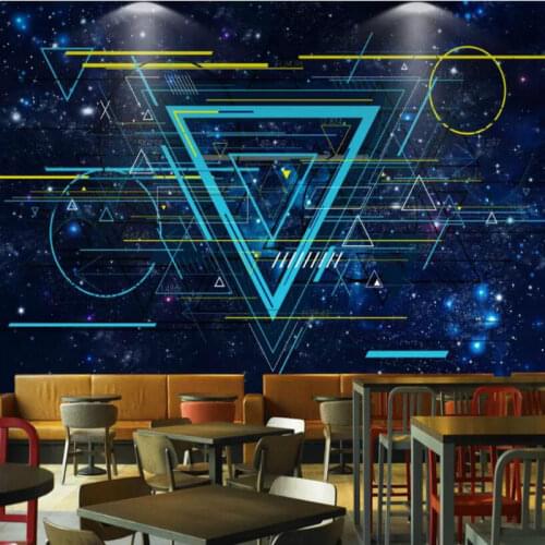 Sci-fi creative cosmic lines 3D Wallpaper for Walls Bar KTV 3d Decorative Wall Paper Background Painting Mural Wallpapers