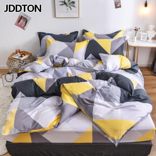 JDDTON New Fashion Bedding Set Simplicity Bed Set Queen Size Duvet Cover Pillowcases Bed Sheets Quilt Twin Size Full Size BE161