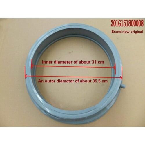 Suitable for Whirlpool washing machine WG-F80821W F80821BW F80821BIK door seal ring