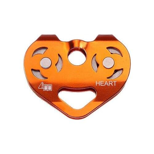 Profession Mountaineer Rock Climbing Exploration Magnalium Twin Wheels Pulley