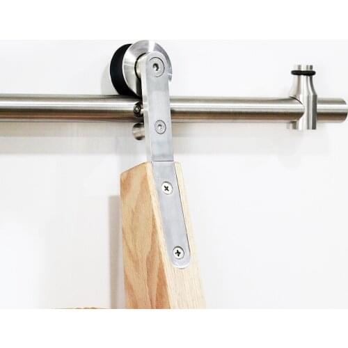 Stainless Steel Sliding Rolling Library Ladder Hardware Kit Floor Roller Ladder Option