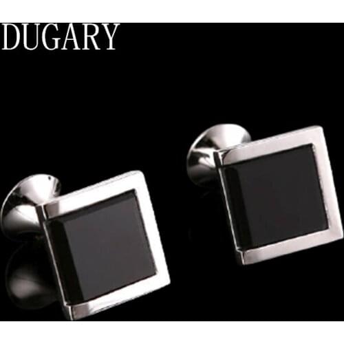 DUGARY Luxury shirt cufflinks for mens Brand cuff buttons cuff links gemelos Square wholesale wedding abotoaduras Jewelry