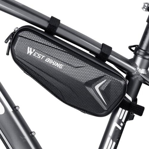 Outdoor Waterproof Bicycle Front Tube Storage Bag Riding Mountain Road Bike Reflective Saddle Pouch