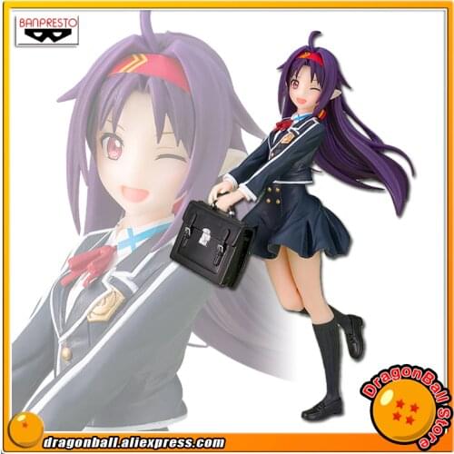 Japan Anime "Sword Art Online" Original Banpresto EXQ Collection Figure - Yuuki Survivor School Uniform ver