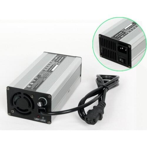 Aluminum 48V (58.8V) 6A (amp) 14S Li-ion/LiPo Battery Charger Electric Bike/Scooter Use