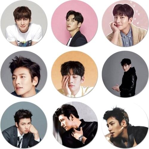 58mm Ji Chang Wook Icons Pins Badge Decoration Brooches Metal Badges For Backpack Decoration