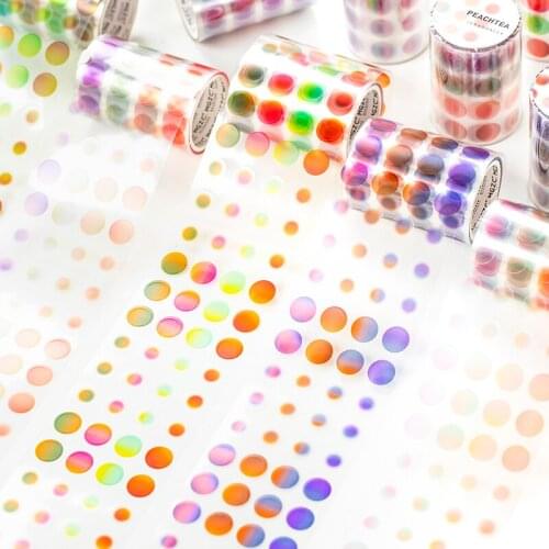 6PCS/LOT gradually series simple fresh decorative PET tape