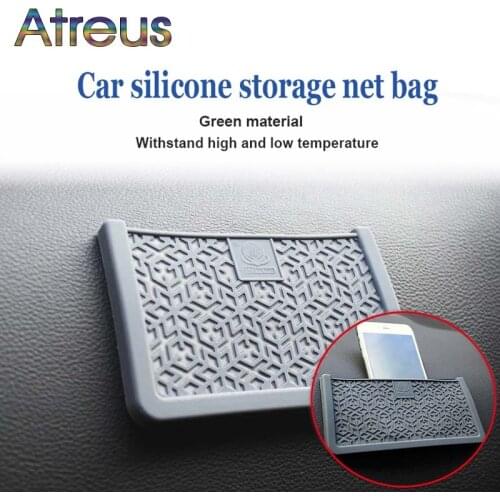 Atreus Silicone phone storage bag For Abarth Fiat 500 BMW E60 E36 F10 X5 E53 E34 E30 Mercedes Benz W204 W203 Volvo XC90 V70 S80