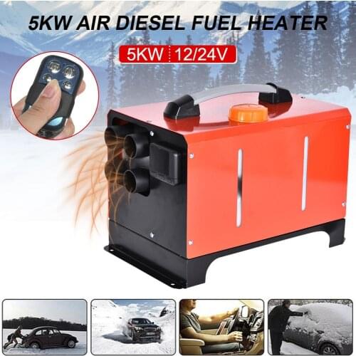 Car Heater 5KW 12V24V Air Diesels Heater Parking Heater With LCD Monitor Remote Control For RV Motorhome Trailer Trucks Boats