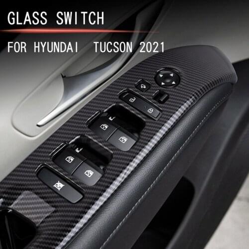Car Window Glass Regulator Switch Panel Window Switch Panel Cover for Hyundai Tucson 2021 for Korean Cars
