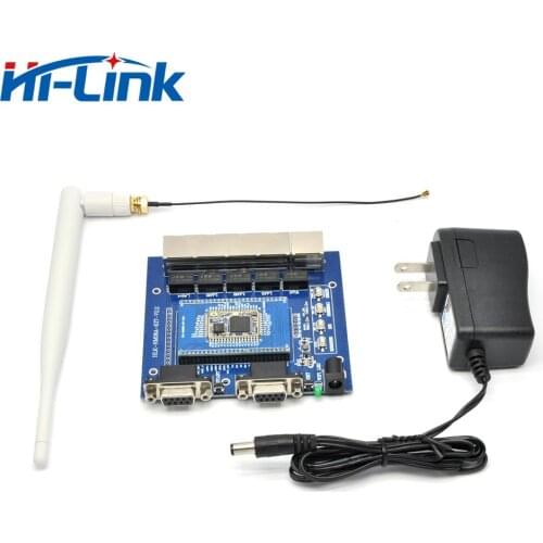Free Shipping 2pcs MT7688KN UART Small Size WiFi to Ethernet Module Kit HLK-RM08S CE FCC