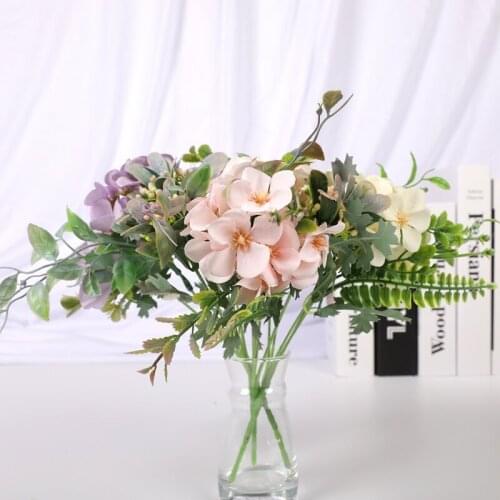 1 pieces Flower head diameter 9.5cm Artificial bouquet Home decoration accessories Wedding New Year Candy box Flower arrangement