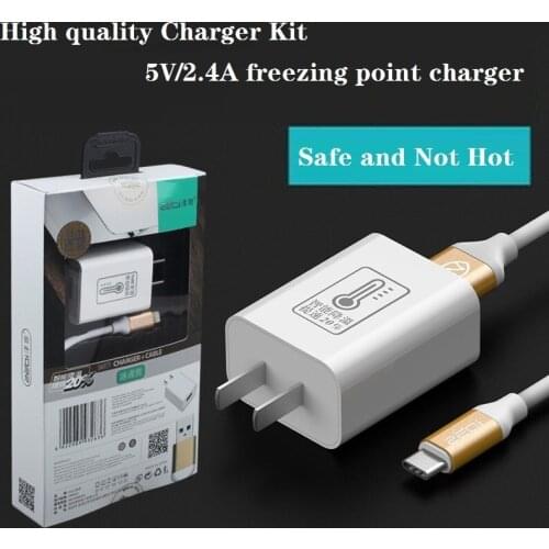 Mobile Phone Charger 5V2.4A Quick Freezing Temperature Charging Head for Apple Android IPhone 12 Phone Universal Direct Charging