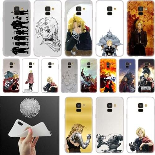 Fullmetal Alchemist anime Phone Case For Samsung Galaxy A10 A20 A30 A40 A50 A60 A70 A6 A8 Plus A7 A9 2018 A3 A5 2017 Soft Cover