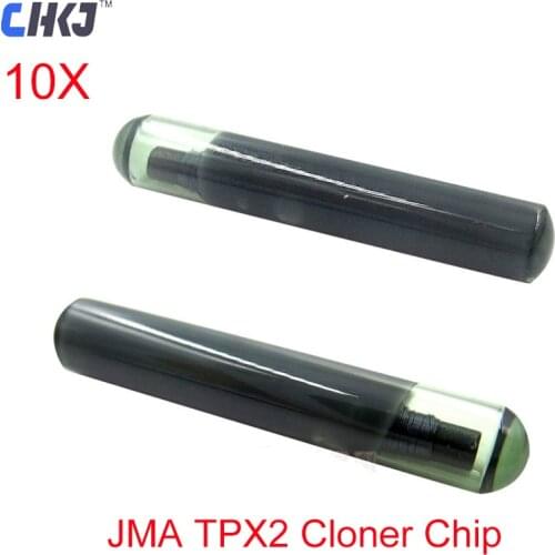 CHKJ 10PCS/LOT Original Car Key Chips JMA Cloner TPX2 4D Transponder Glass Chip Crypto Unlocked Chip High Quality