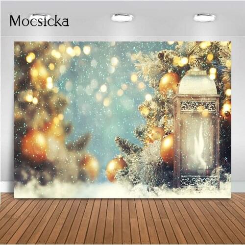 Christmas tree photography backdrop bokeh glitter vintage light photo booth background studio Christmas photocall portrait photo